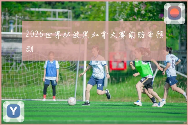2026世界杯波黑加拿大赛前赔率预测
